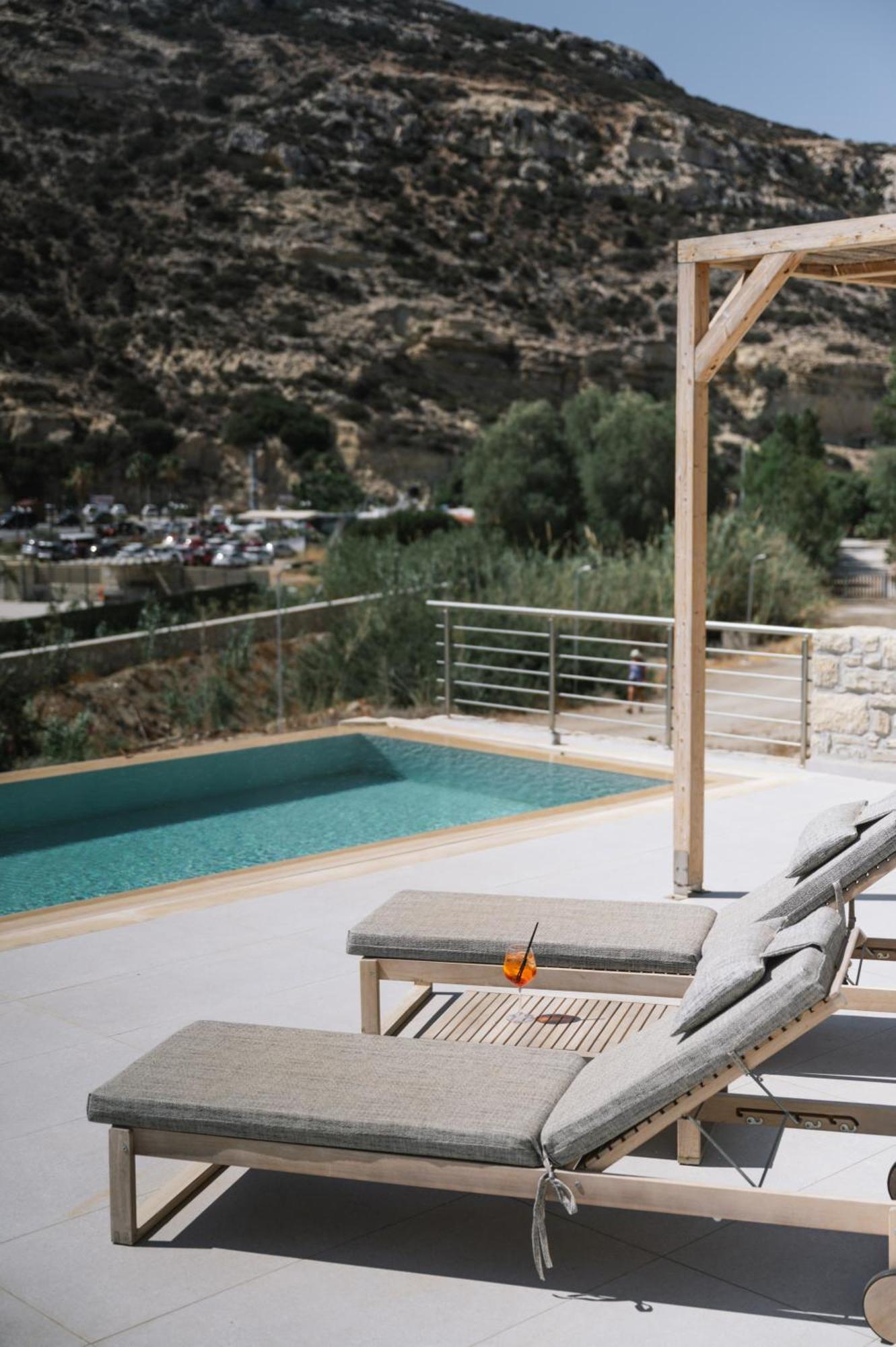 Luxury Villas Ammos In Style Matala Extérieur photo