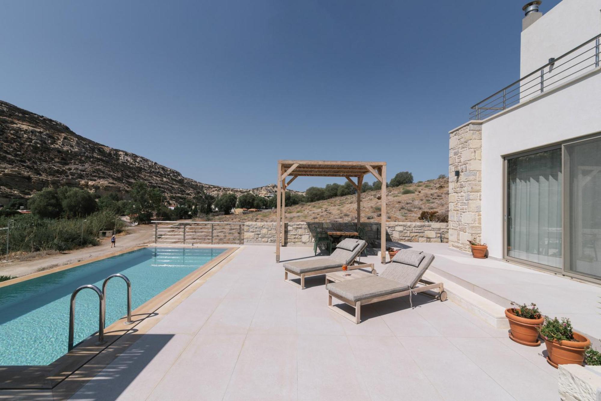 Luxury Villas Ammos In Style Matala Extérieur photo