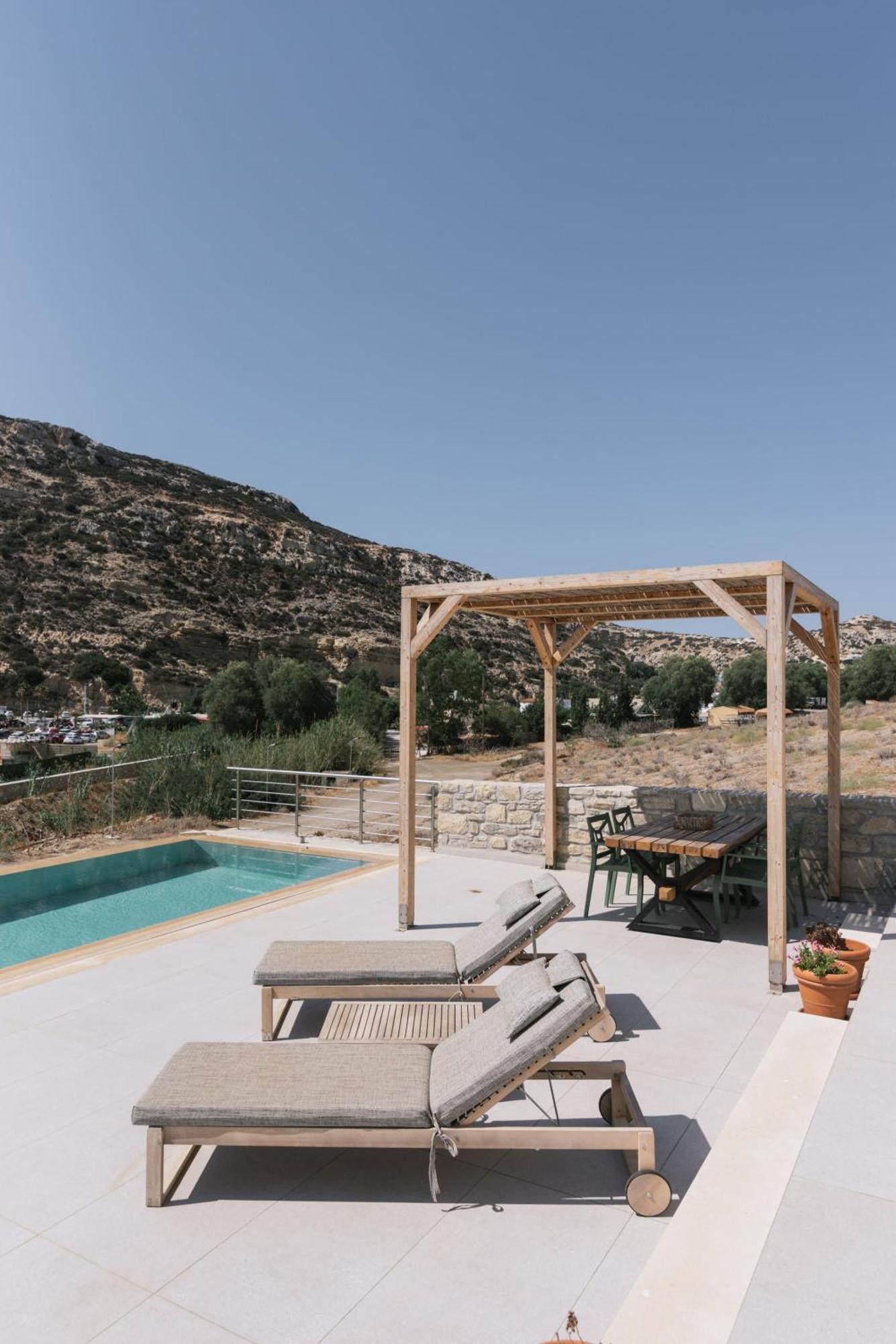 Luxury Villas Ammos In Style Matala Extérieur photo